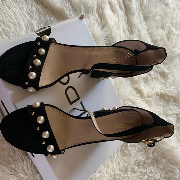 ALDO 3in Pearl Short Heels SIZE 8.5 (US Women) - Picture 6 of 7